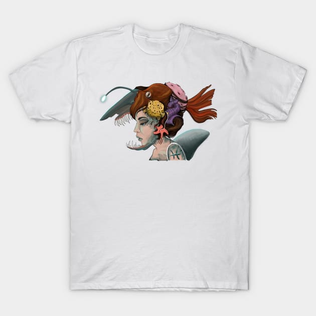 Pisces girl T-Shirt by Odd Lands